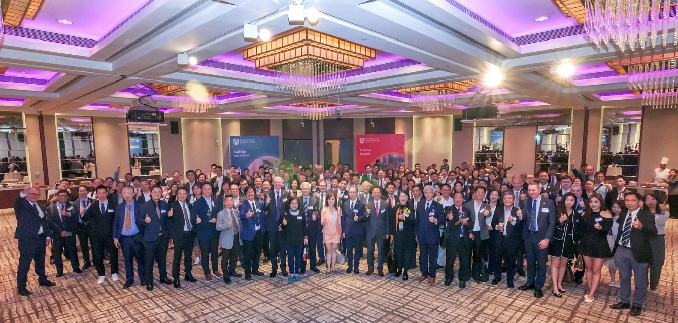Around 200 guests from industry, academia, and professional bodies came together to celebrate University of the Built Environment launching its new identity in Hong Kong region
