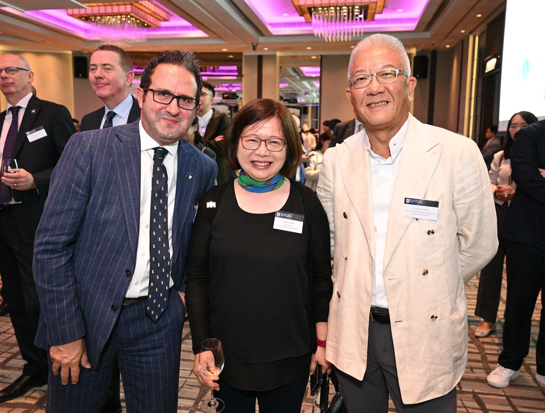 Networking and Celebrating - University of the Built Environment Name Launch HK - Academic and business sectors