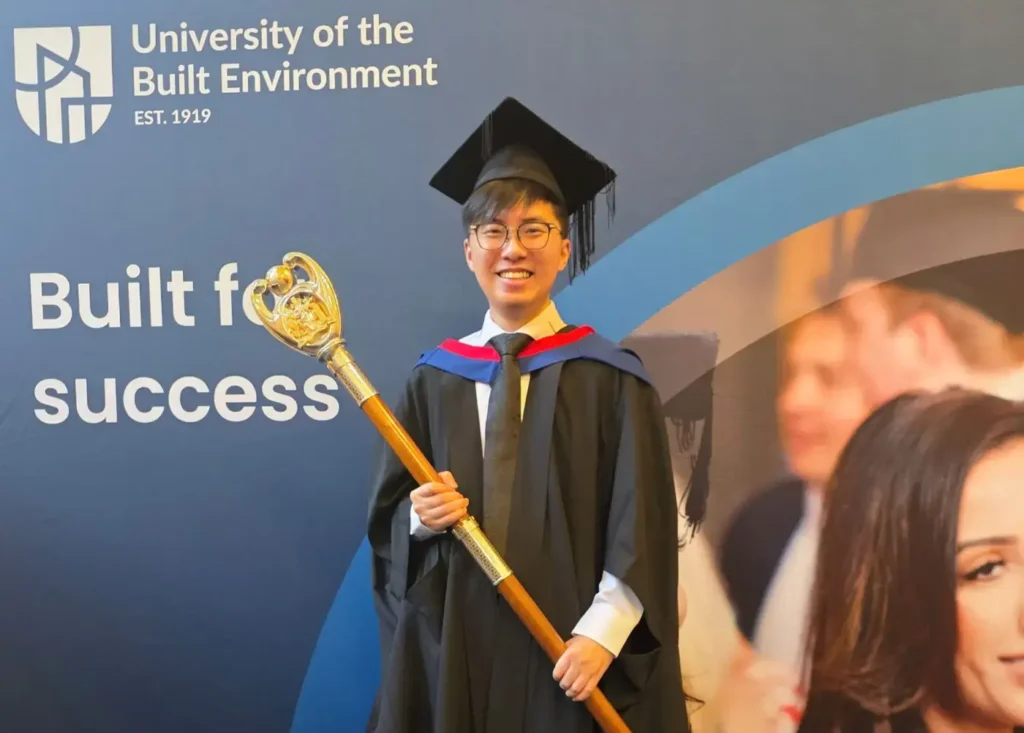 Case study - Vanson Fan, an MSc Quantity Surveying graduate from Macau, explains how the University of the Built Environment’s online learning model offered a more flexible and accessible route to a highly respected qualification.