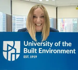 MBA programme lead Associate Professor Dr Claire Hookham at the University of the Built Environment awarded Principal Fellowship of Advance HE